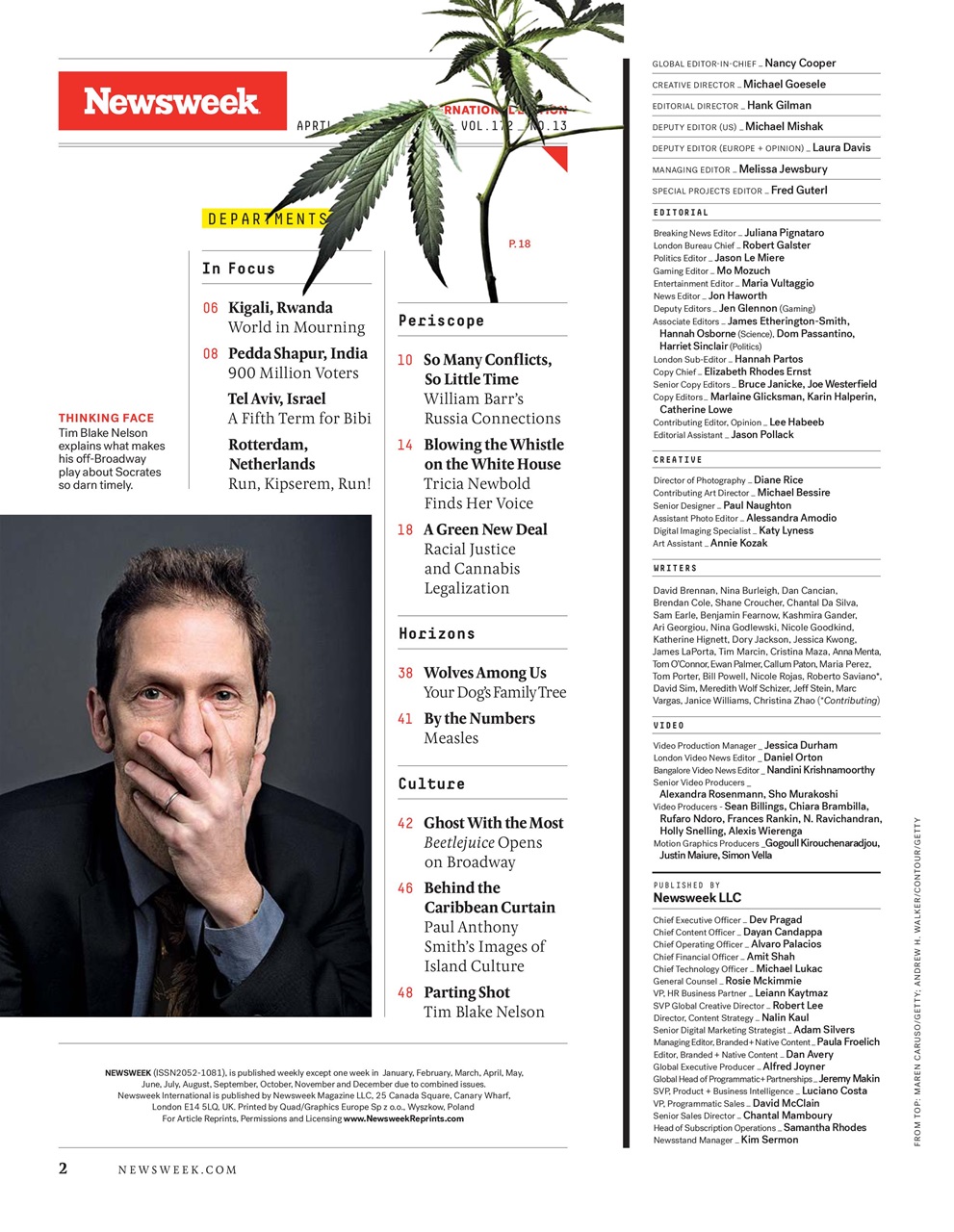 Newsweek International Preview Pages