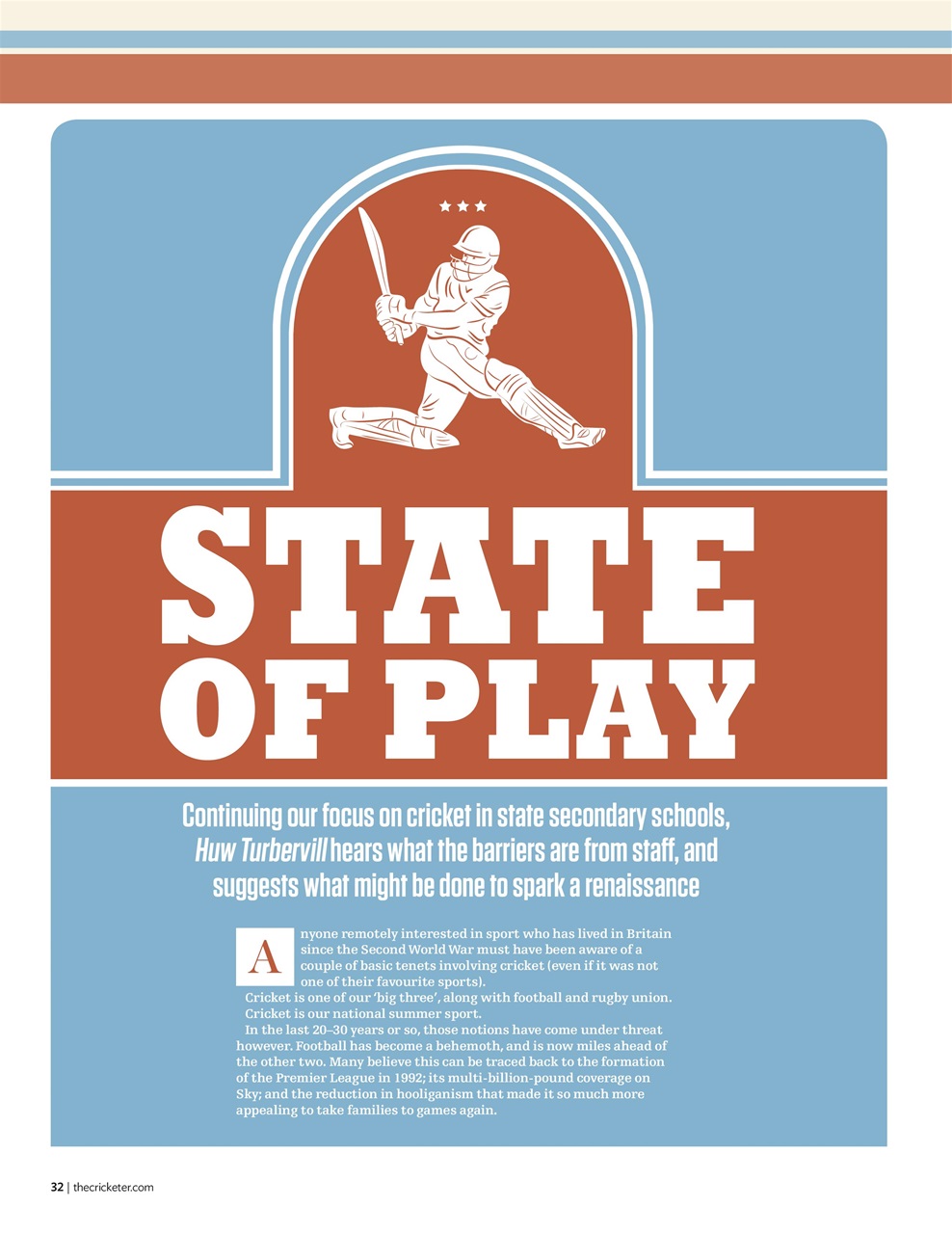 The Cricketer Magazine Preview Pages