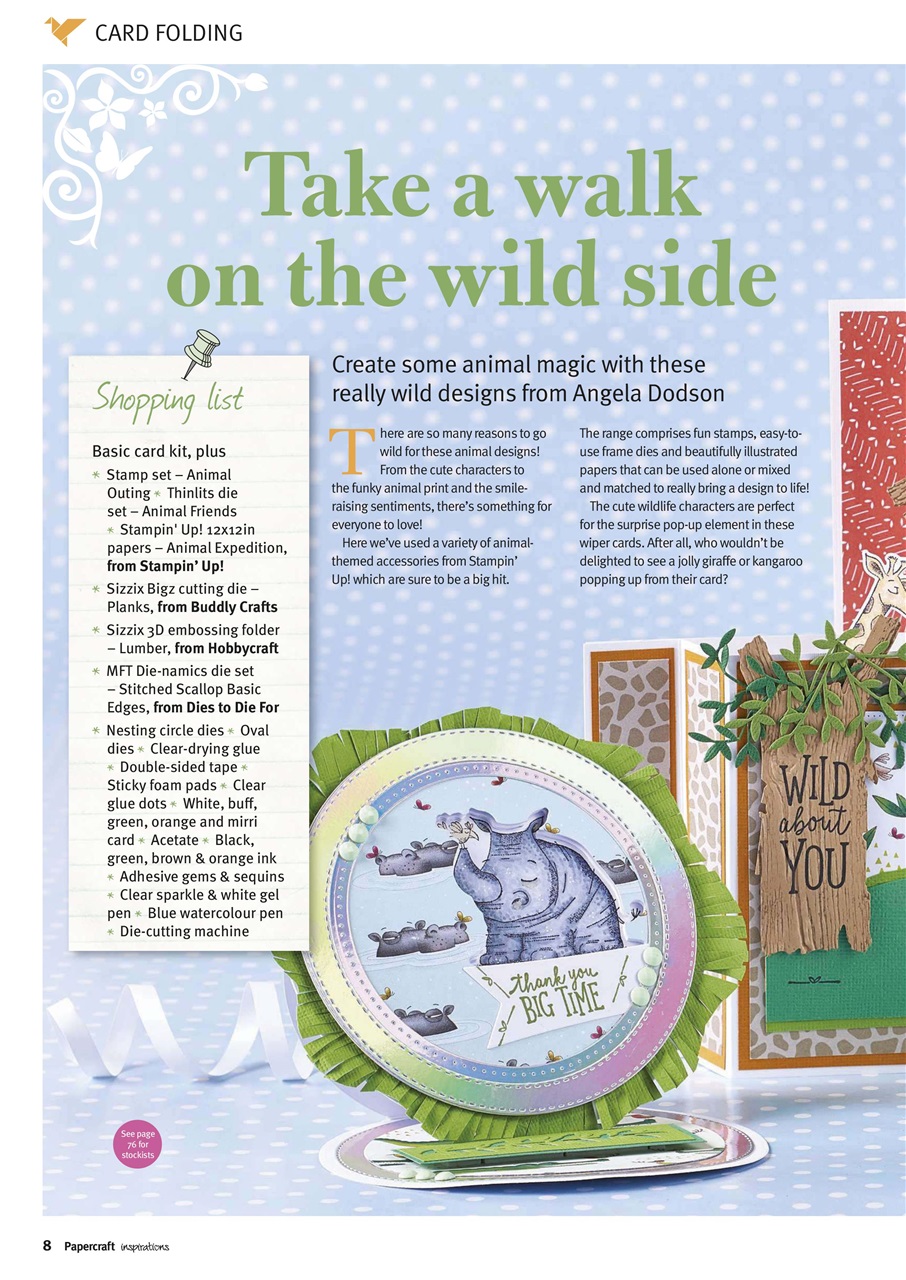 Papercraft Inspirations Preview Pages