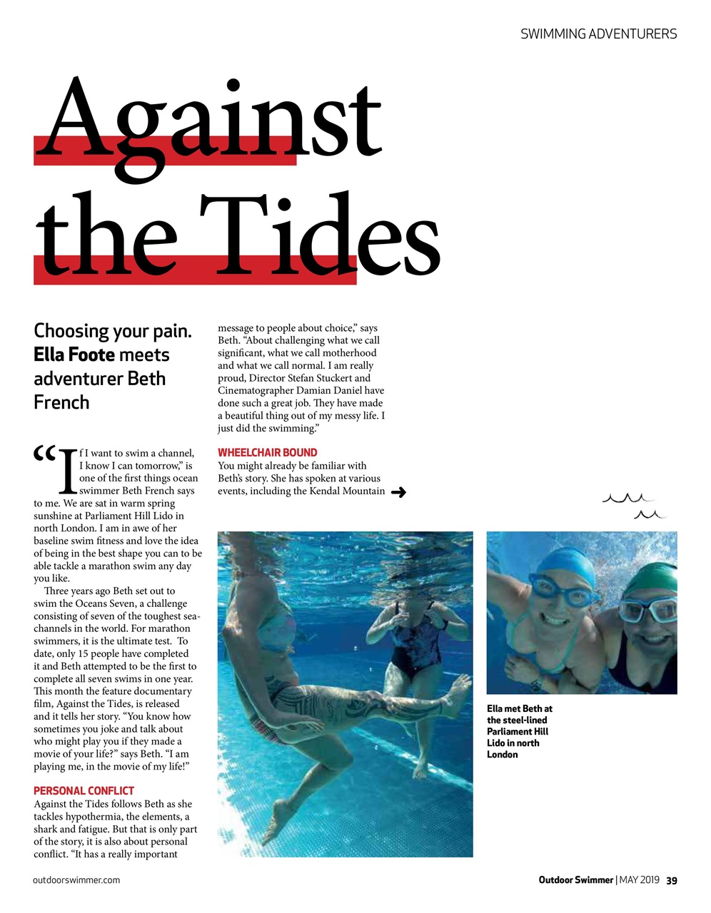 Outdoor Swimmer Preview Pages