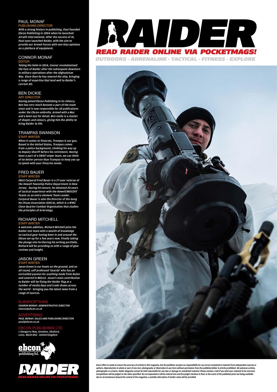 Raider Preview Pages