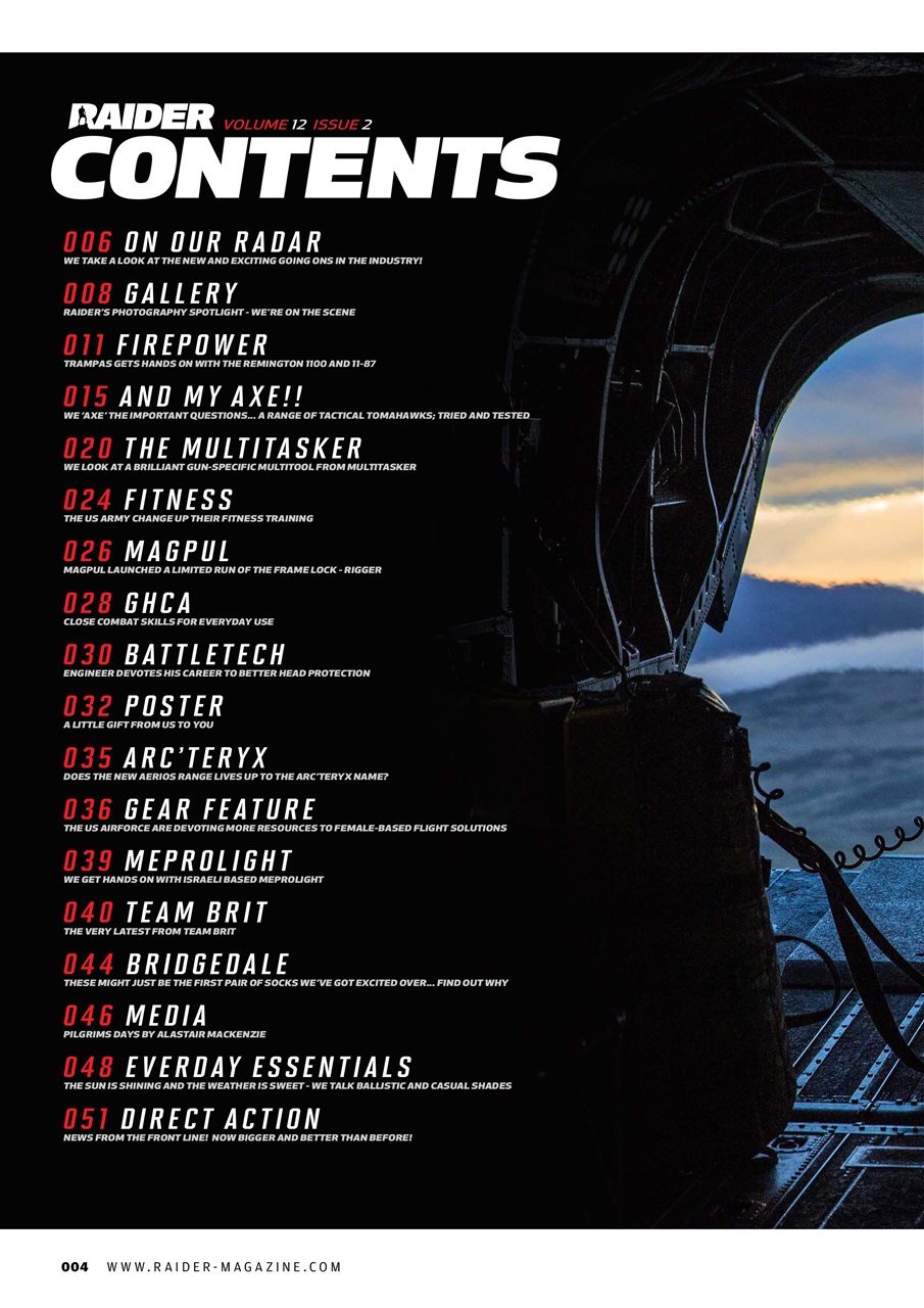 Raider Preview Pages