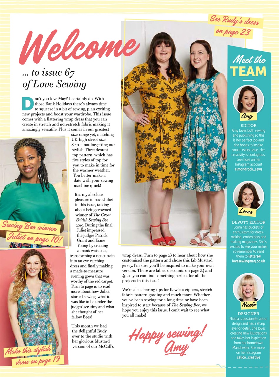 Love Sewing Preview Pages