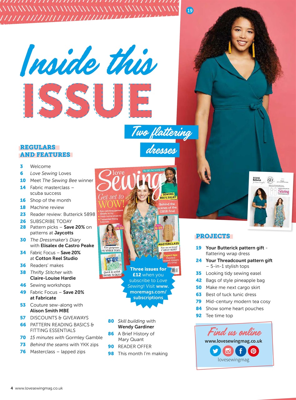 Love Sewing Preview Pages