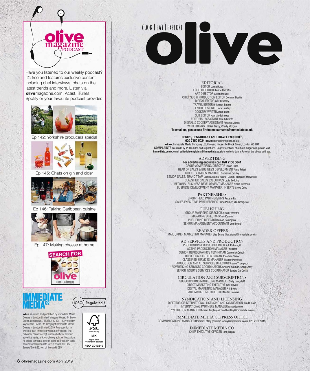 Olive Magazine Preview Pages
