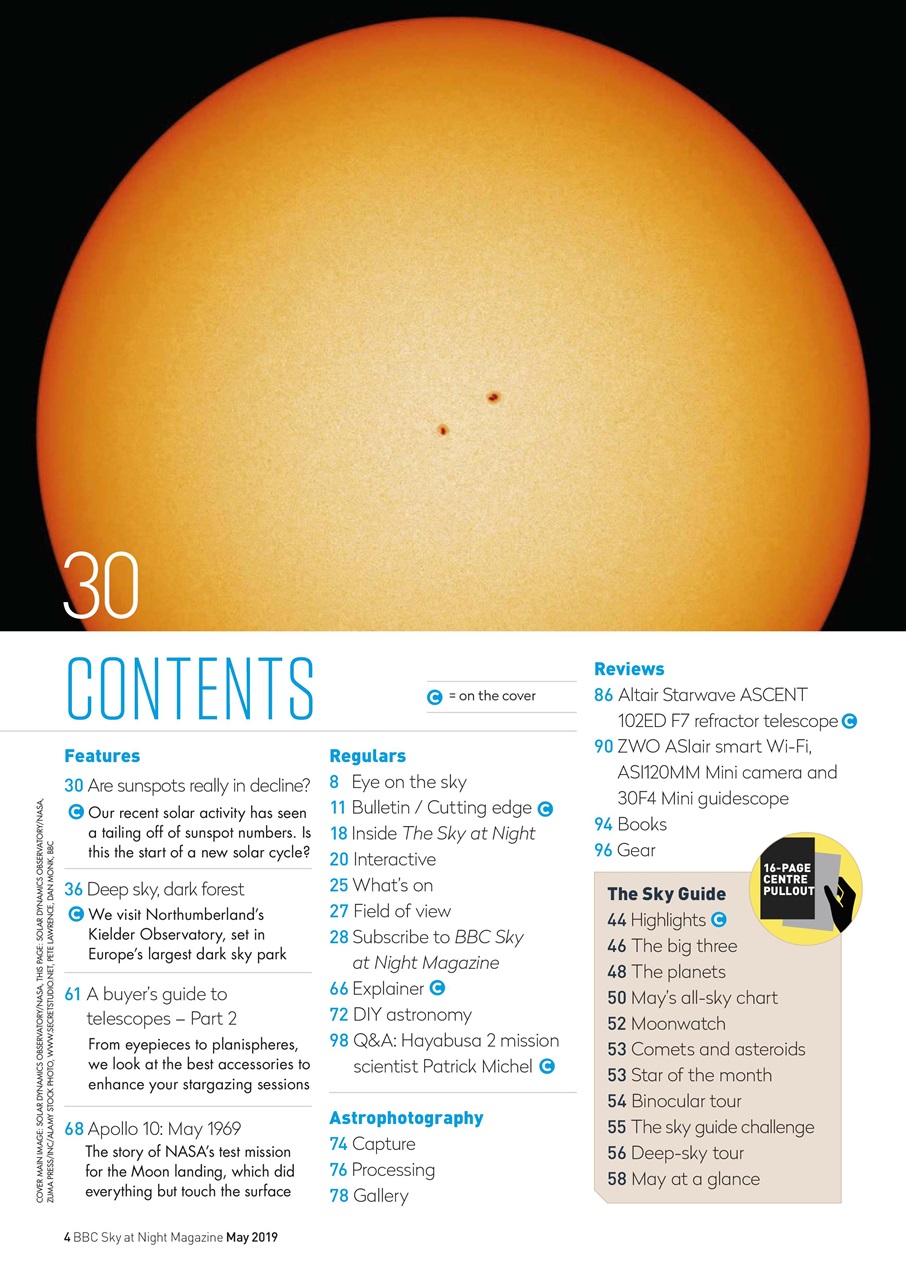 BBC Sky at Night Magazine Preview Pages