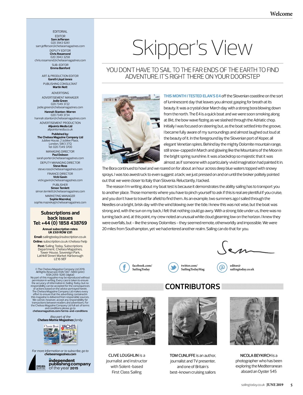 Sailing Today Preview Pages