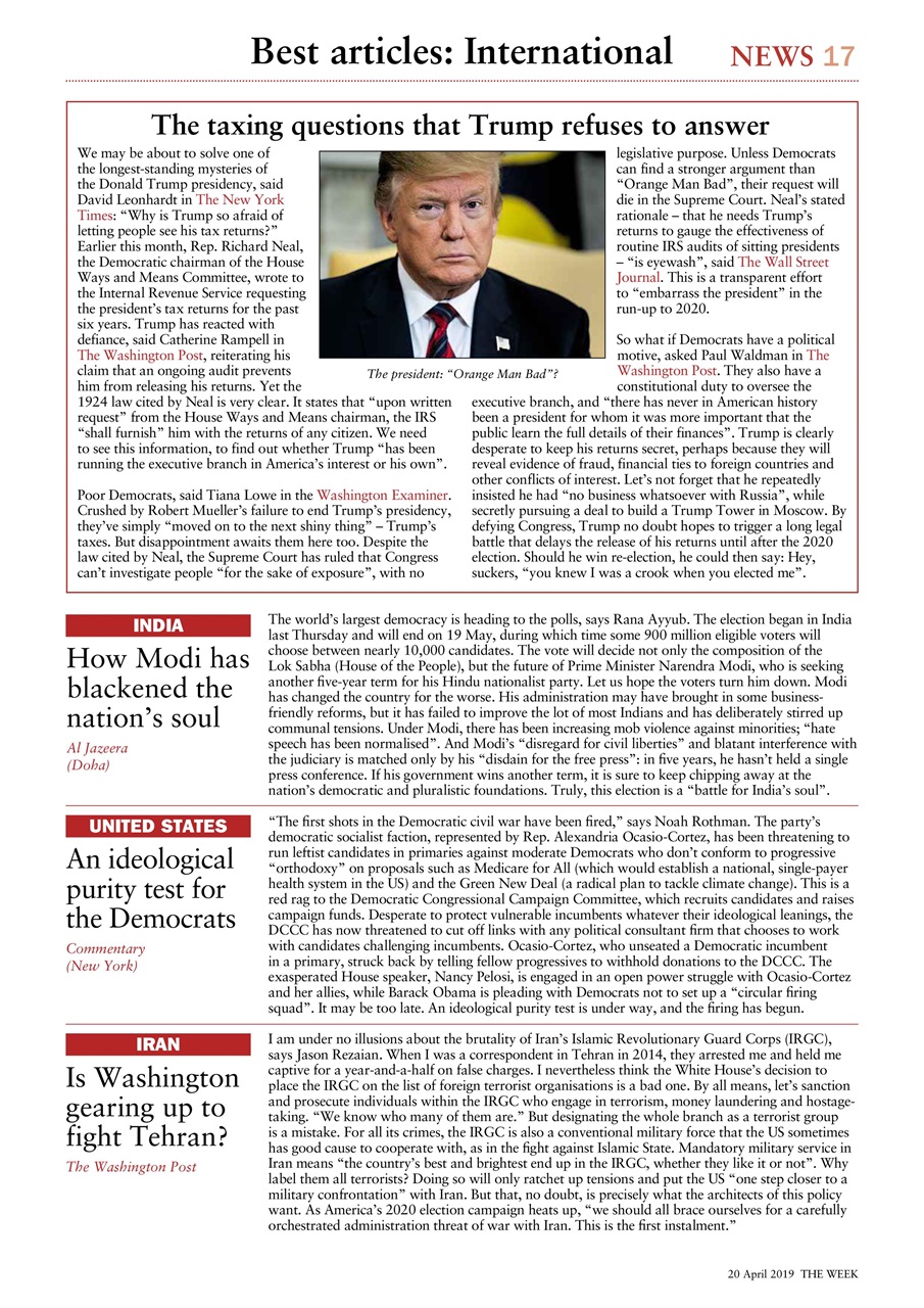 The Week Preview Pages