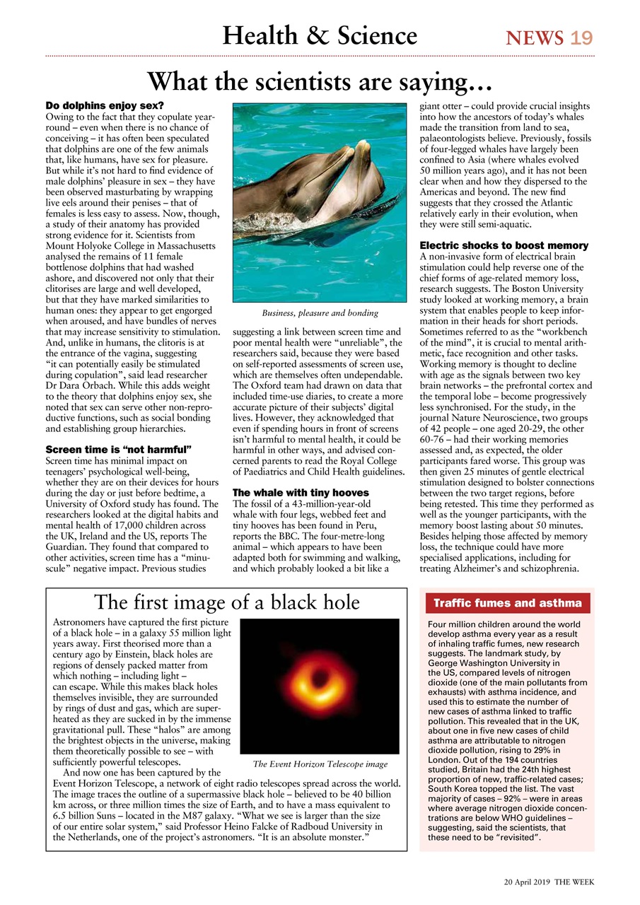 The Week Preview Pages