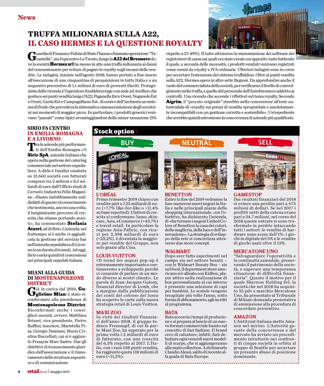 Retail&food Preview Pages