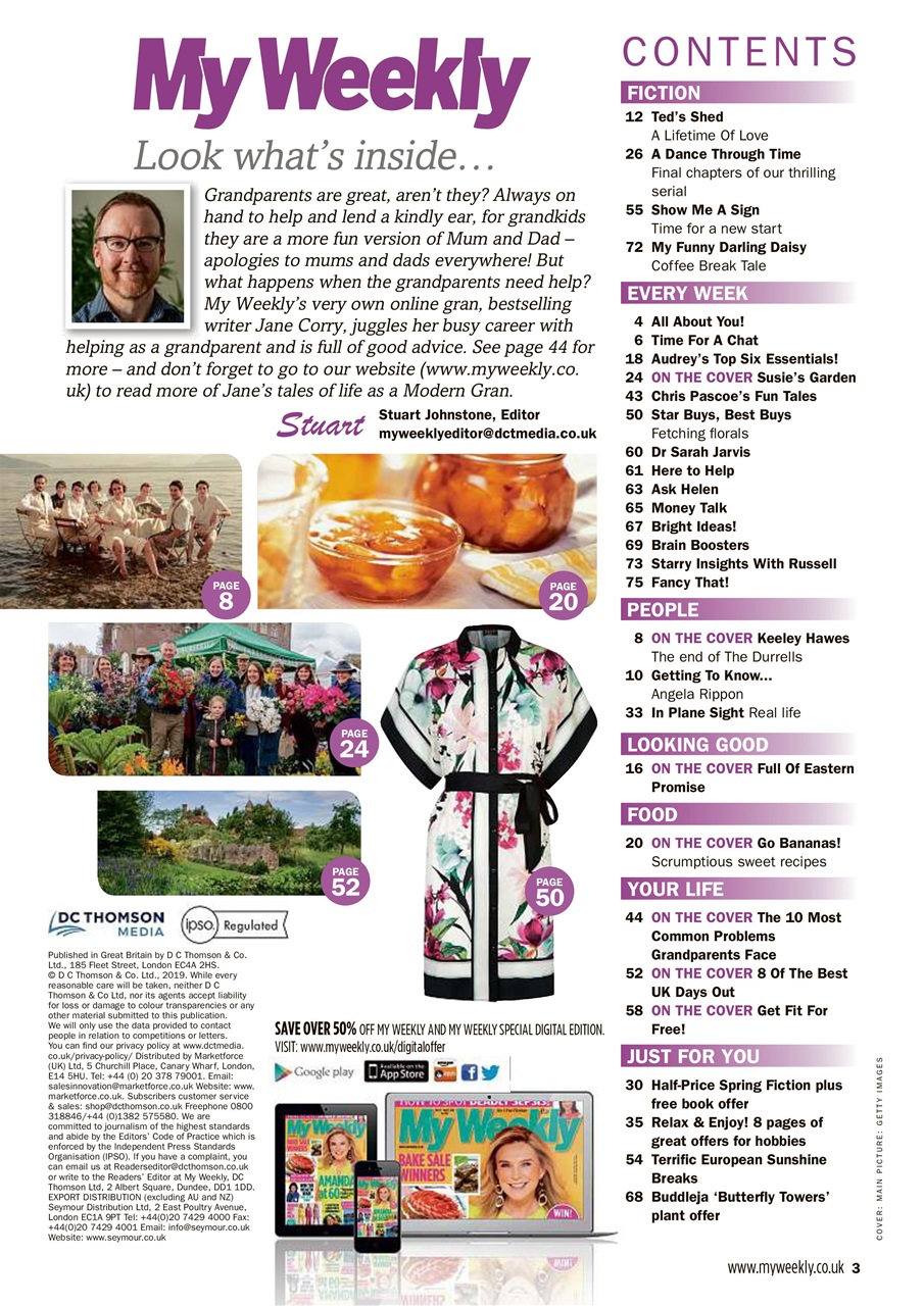 My Weekly Preview Pages