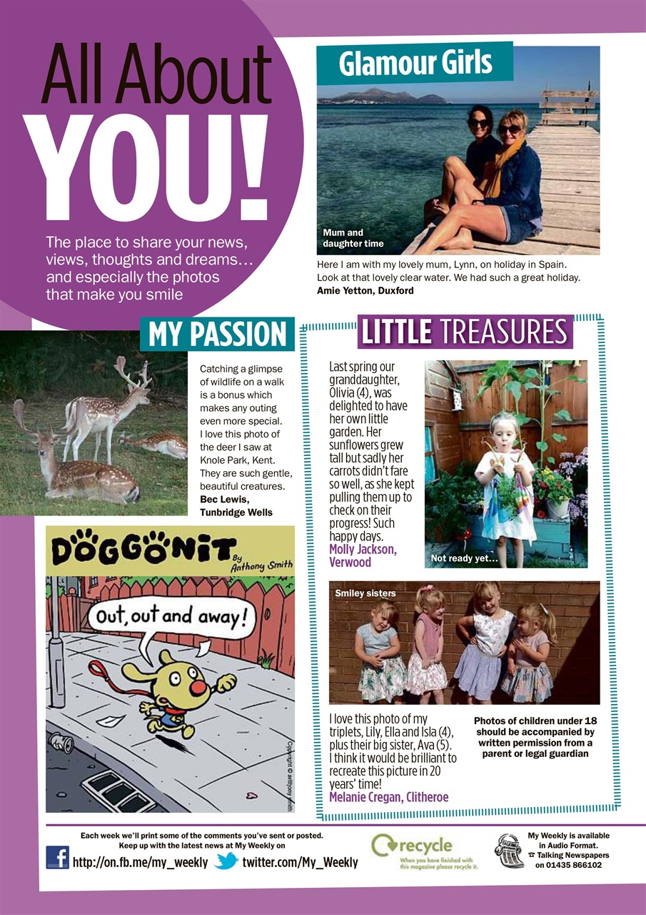 My Weekly Preview Pages