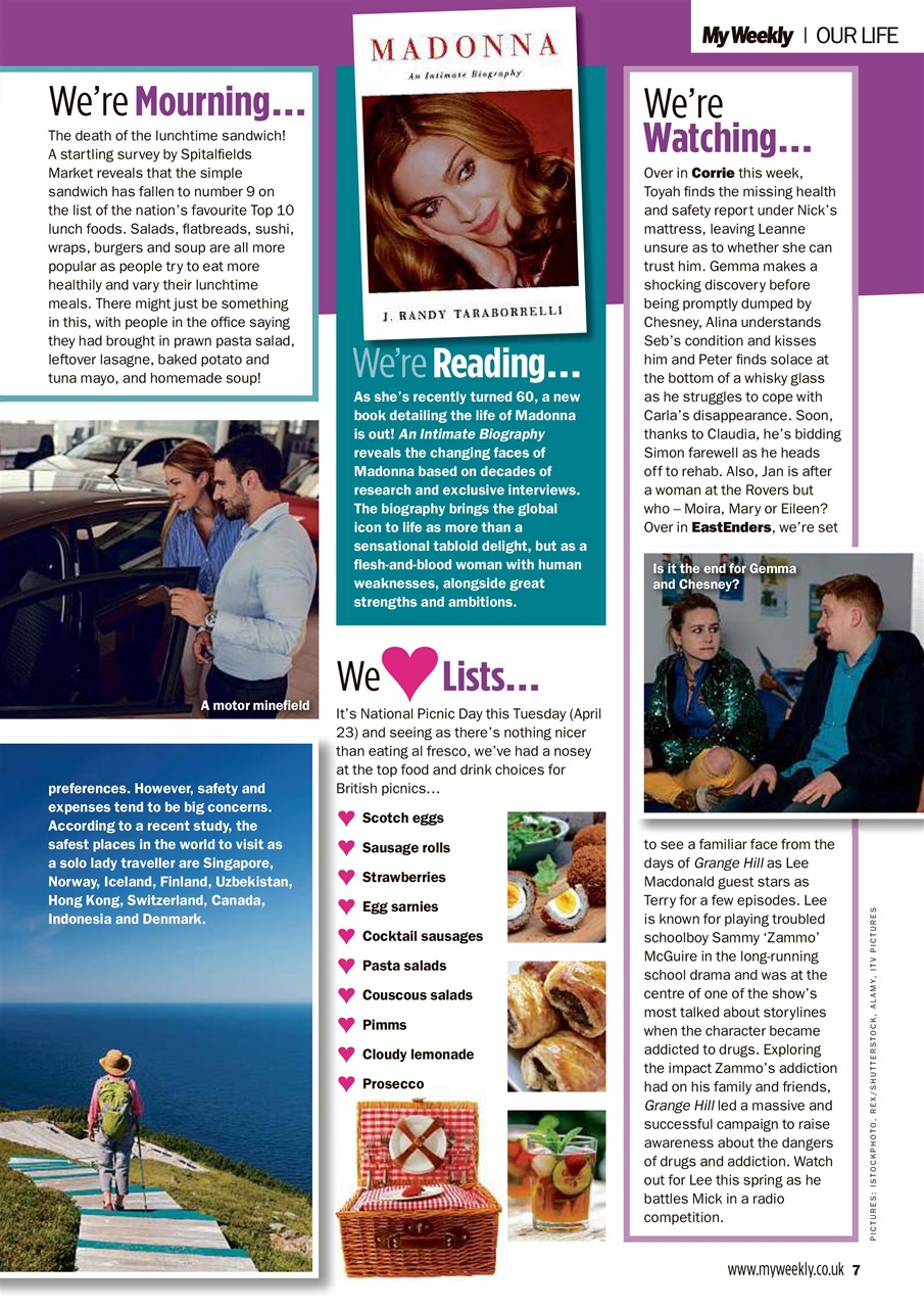 My Weekly Preview Pages