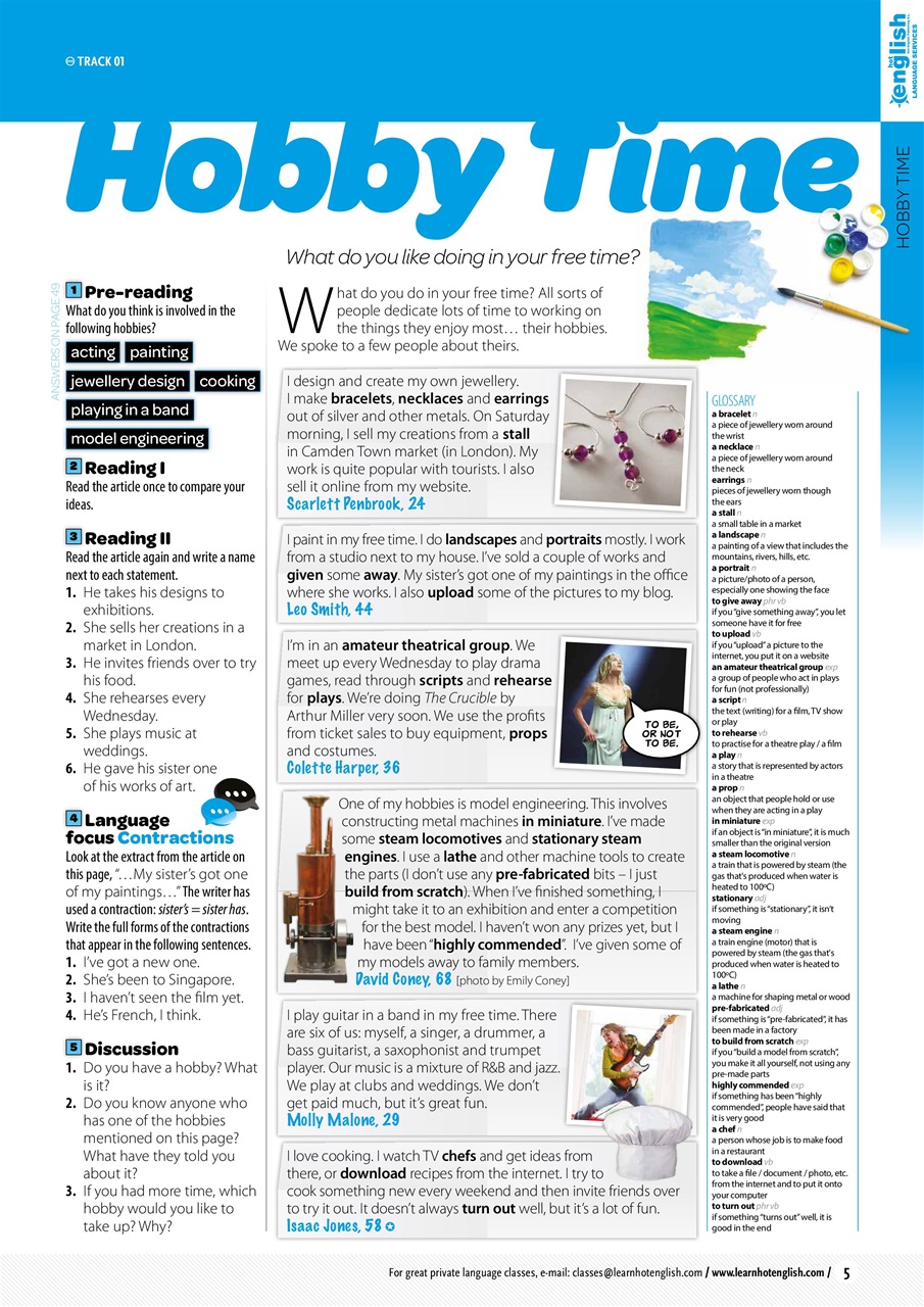 Learn Hot English Preview Pages