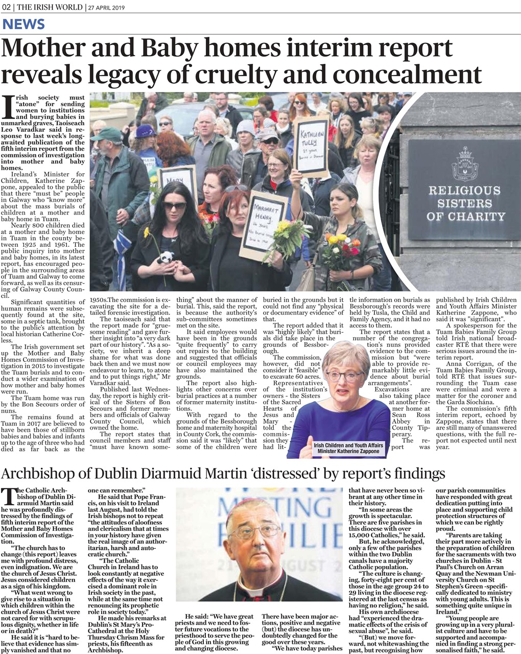 Irish World Preview Pages