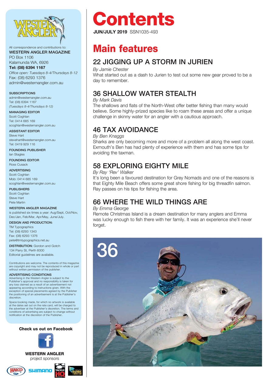 Western Angler Preview Pages