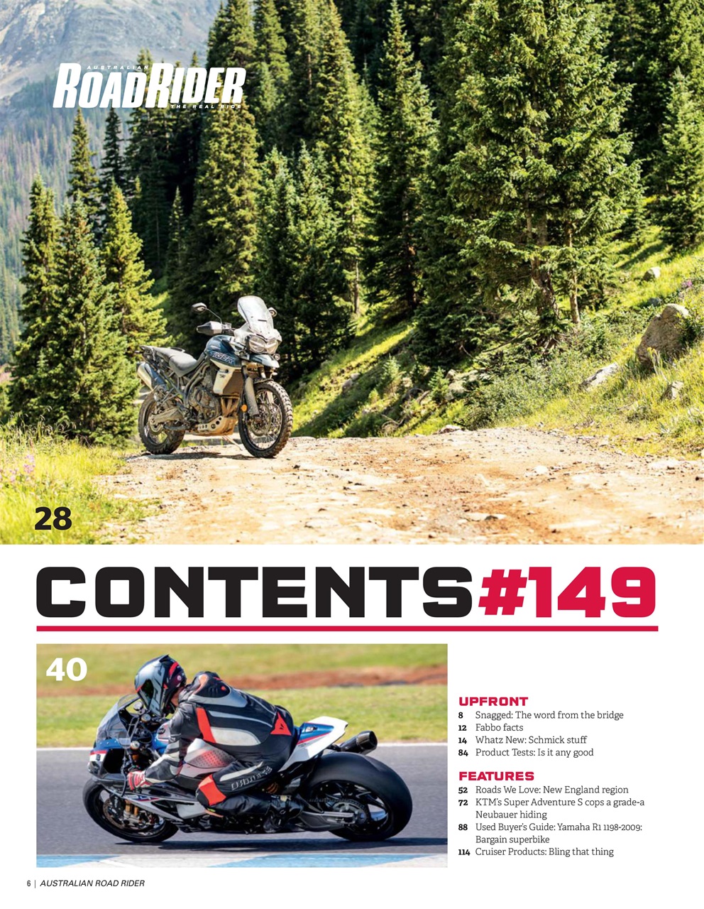 Australian Road Rider Preview Pages