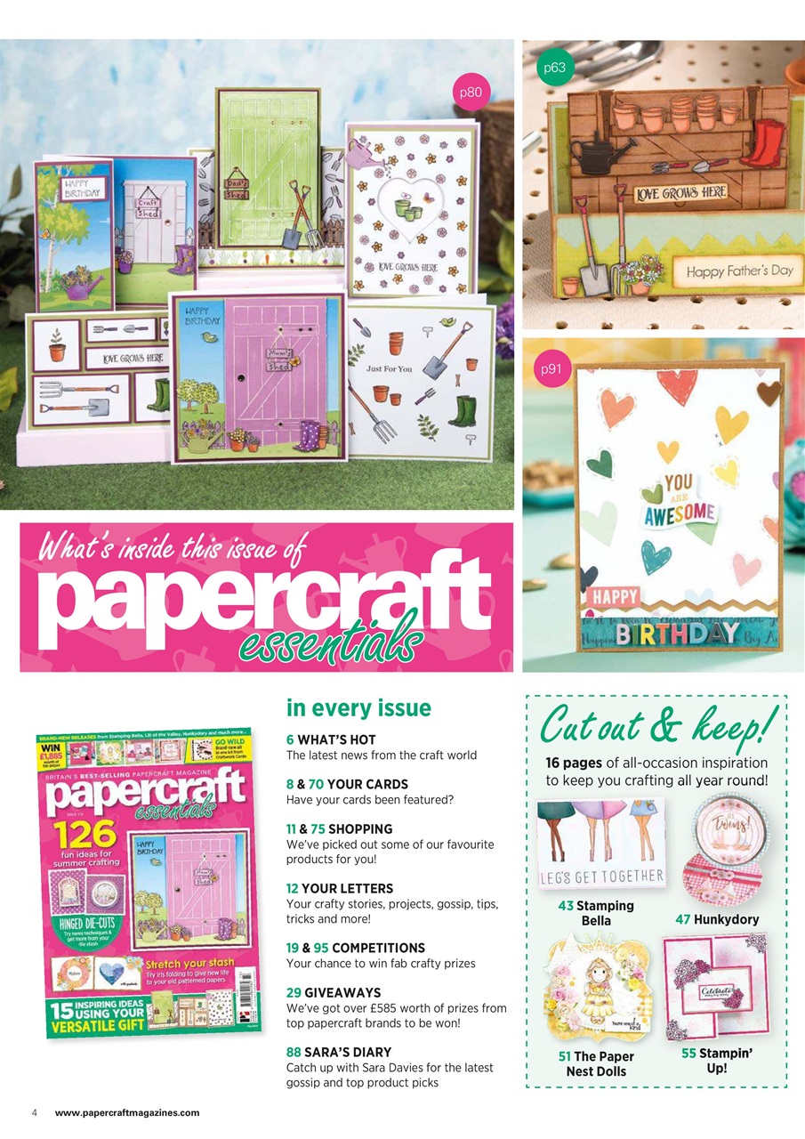 Papercraft Essentials Preview Pages