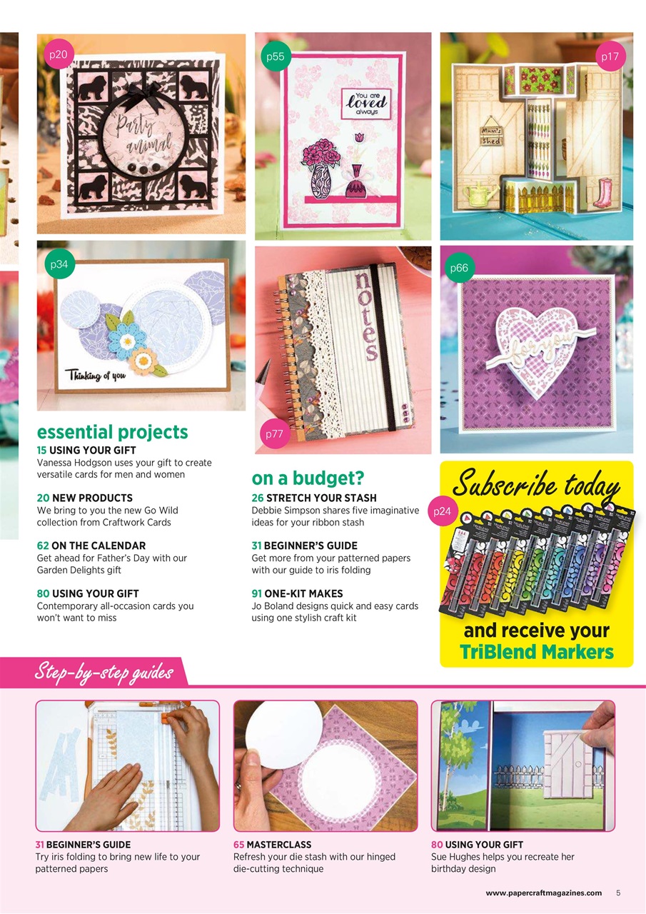 Papercraft Essentials Preview Pages