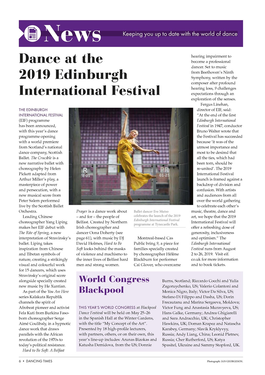 Dancing Times Preview Pages