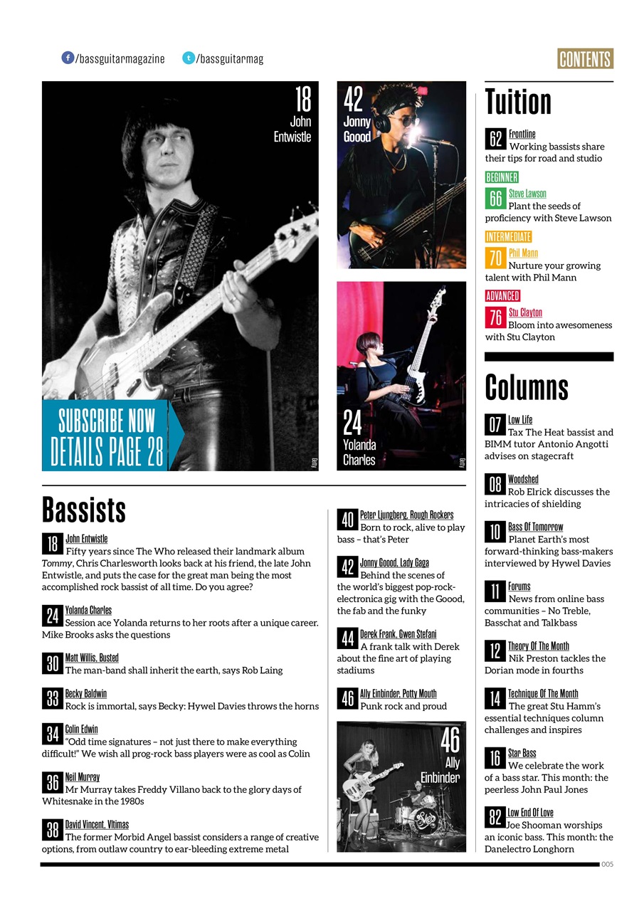 Bass Player UK Preview Pages