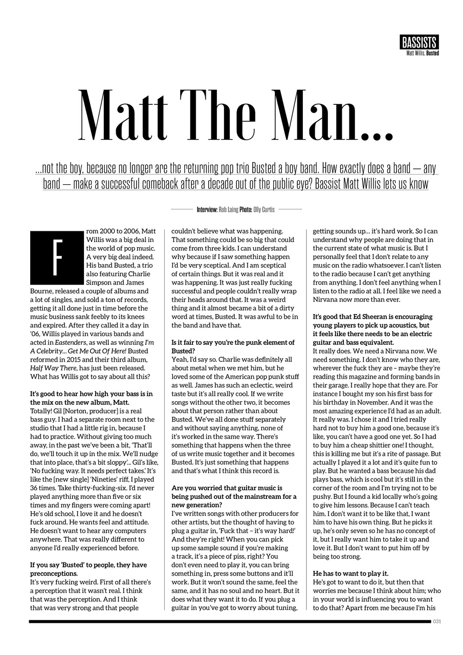 Bass Player UK Preview Pages