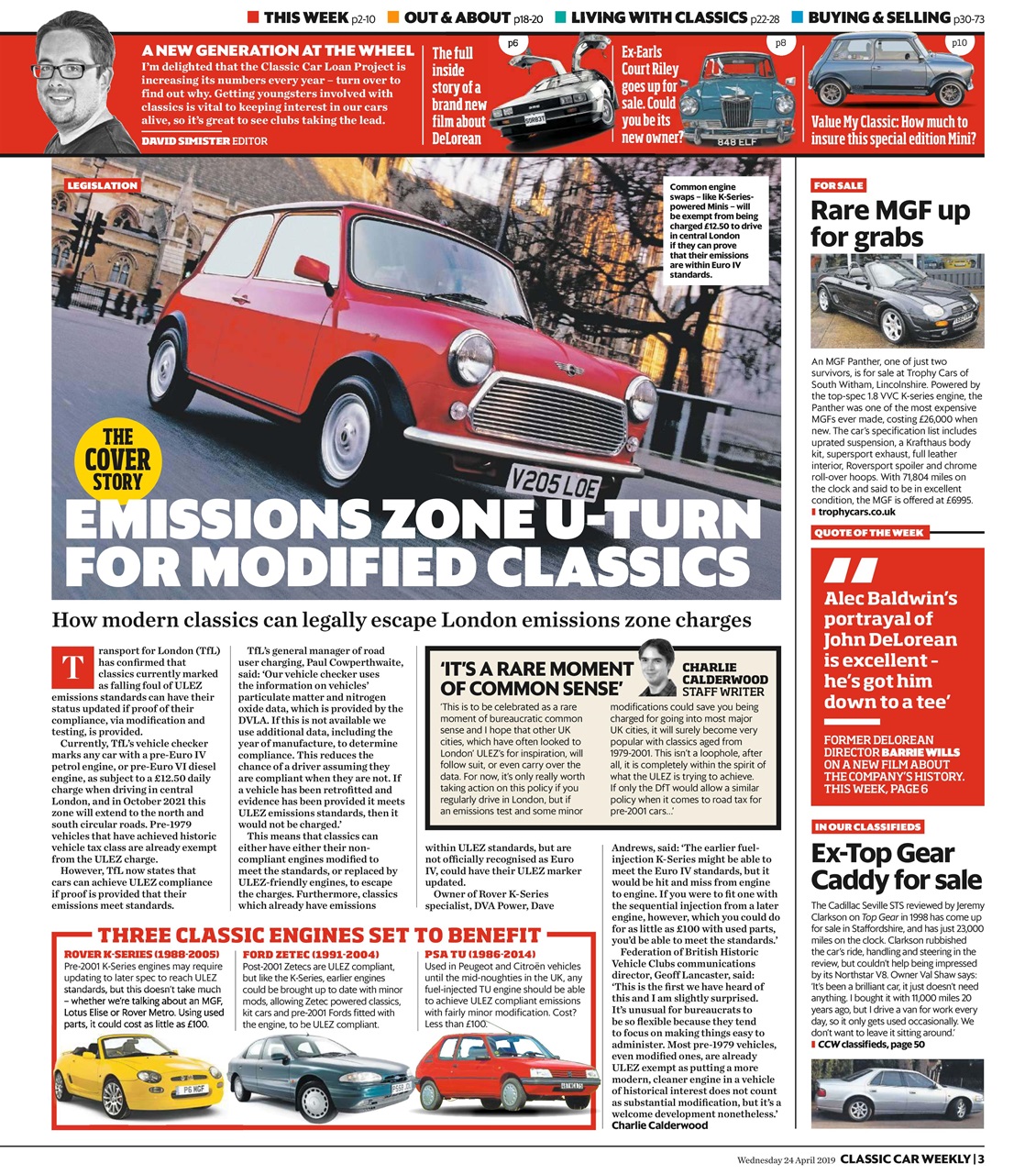 Classic Car Weekly Preview Pages