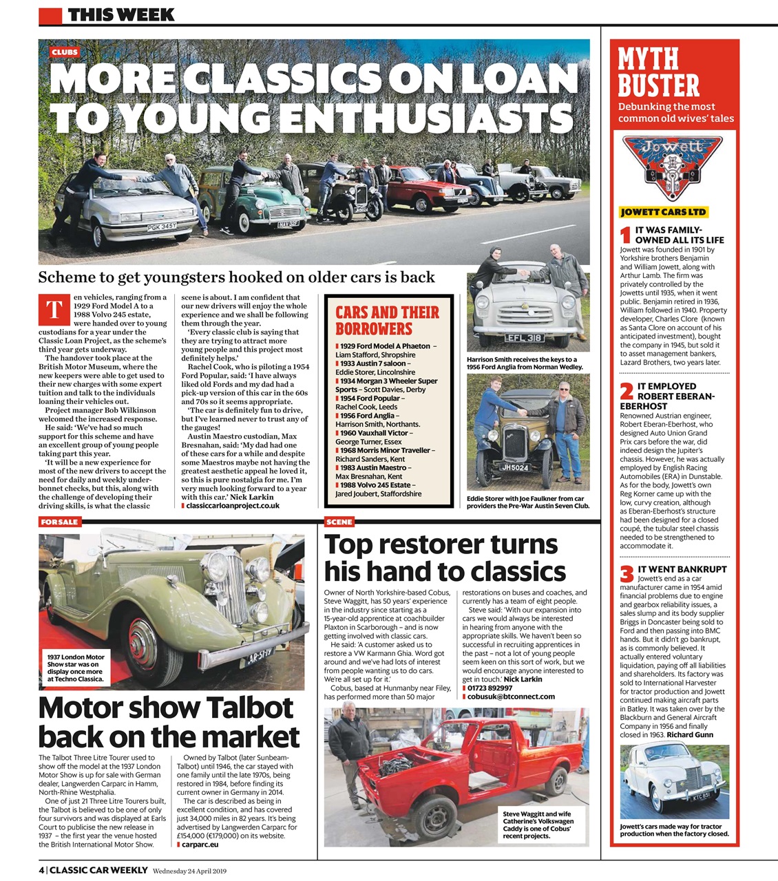 Classic Car Weekly Preview Pages