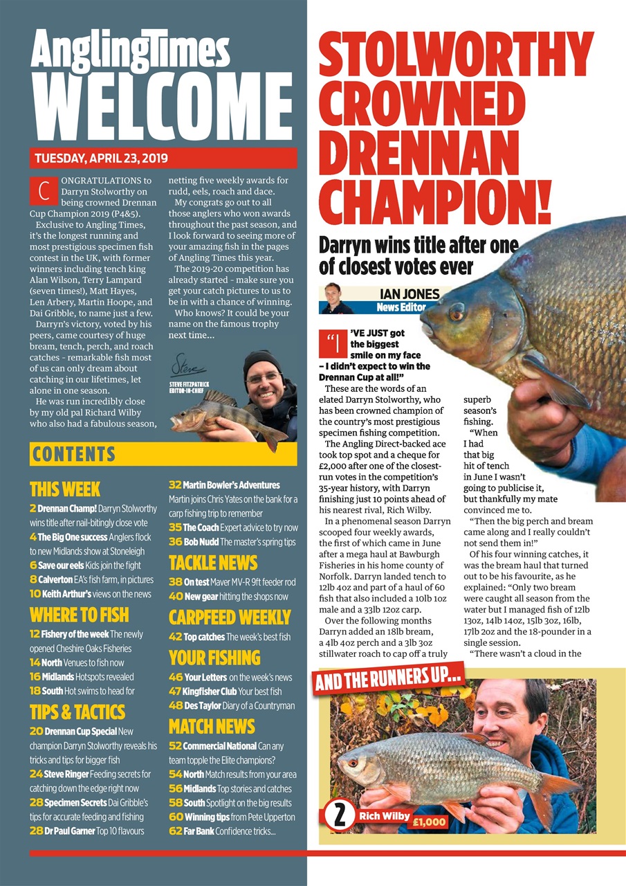 Angling Times Preview Pages