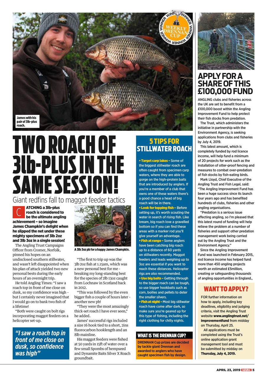 Angling Times Preview Pages