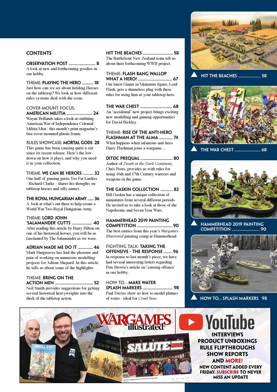 Wargames Illustrated Preview Pages
