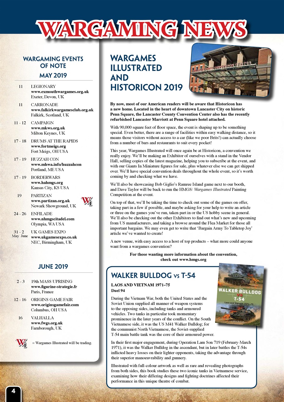 Wargames Illustrated Preview Pages