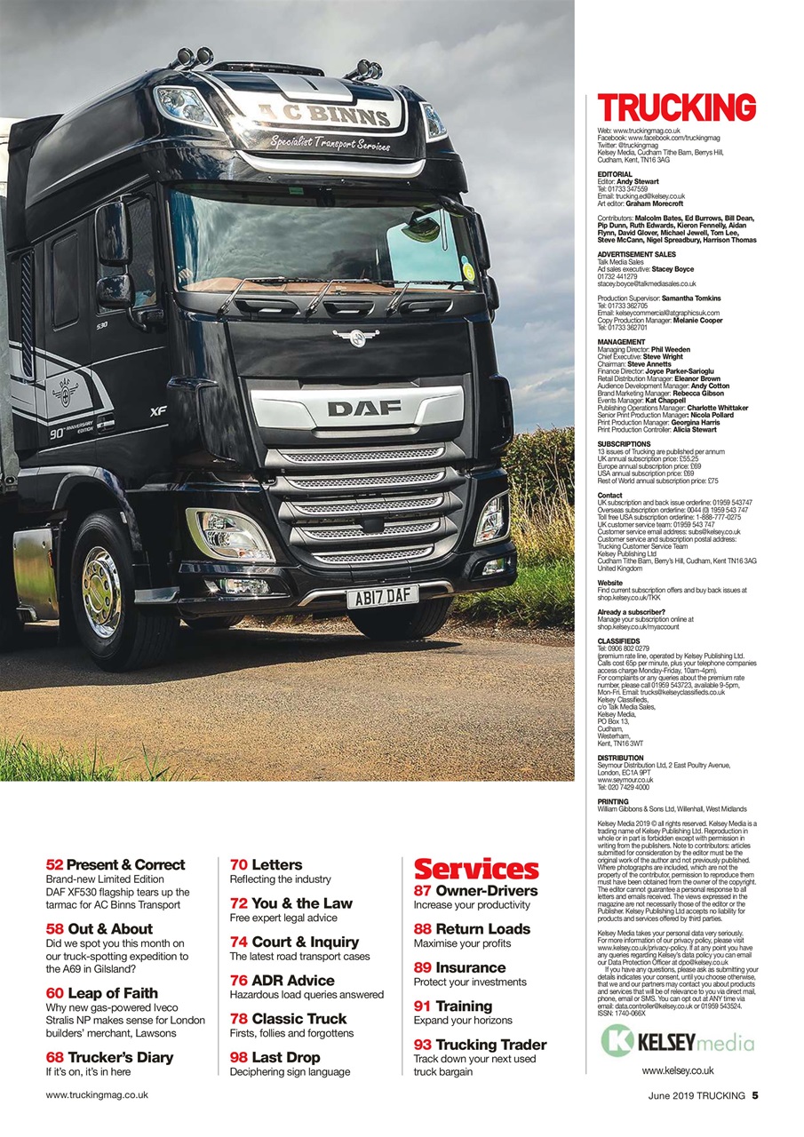 Trucking Magazine Preview Pages