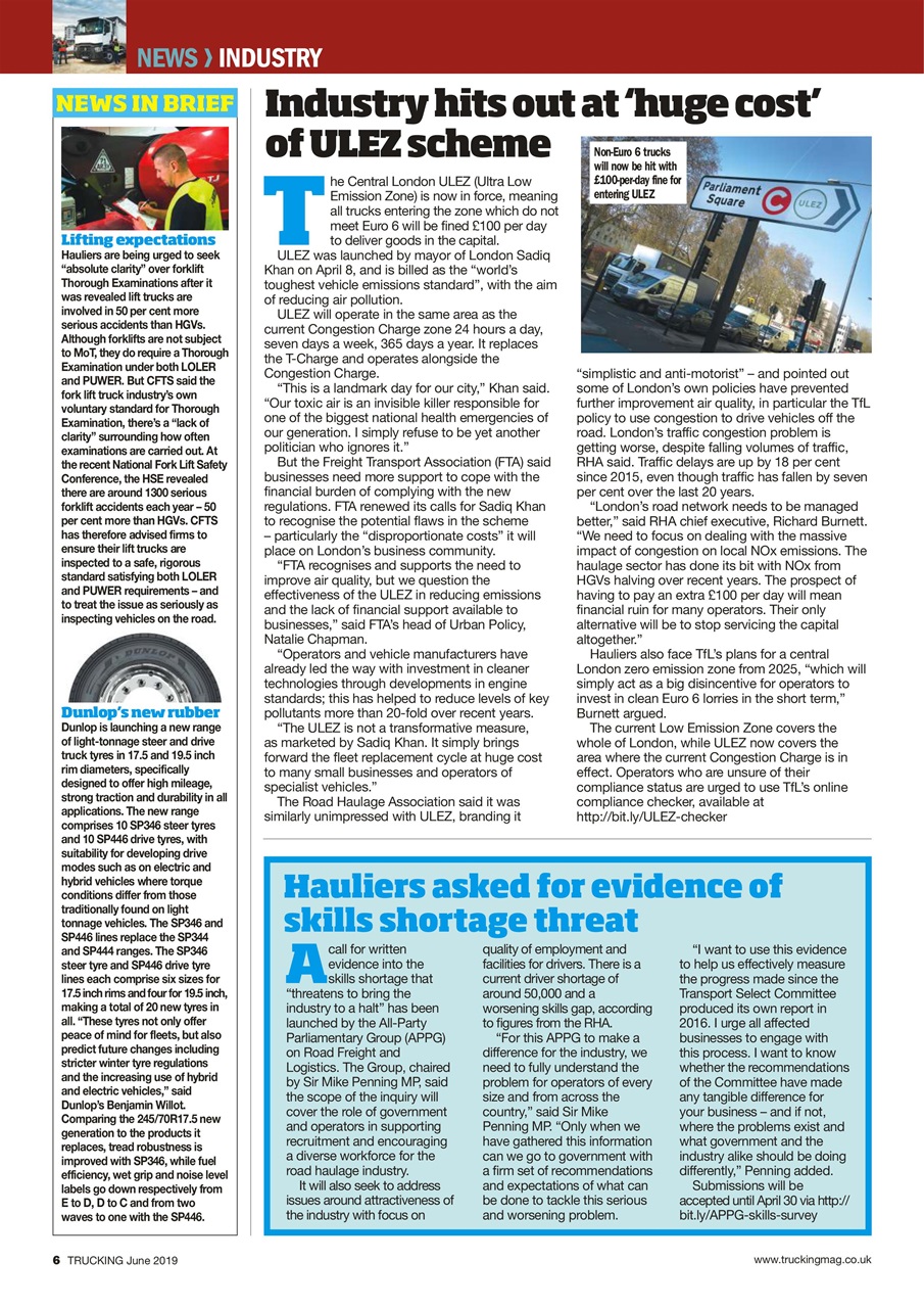 Trucking Magazine Preview Pages