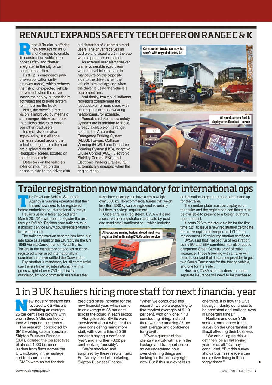 Trucking Magazine Preview Pages