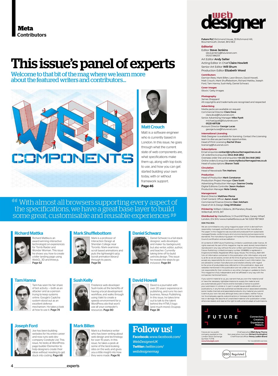 Web Designer Preview Pages