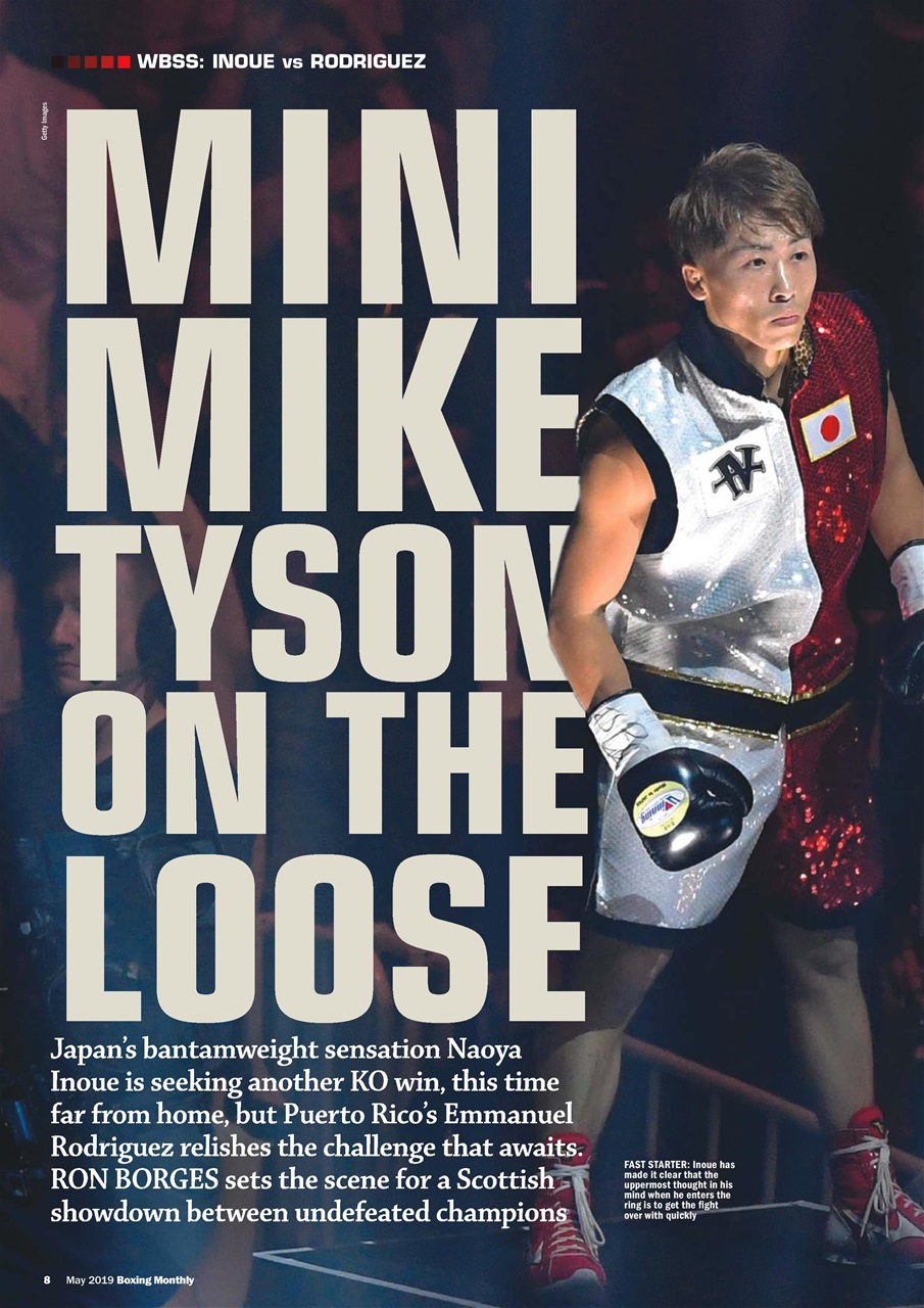 Boxing Monthly Preview Pages