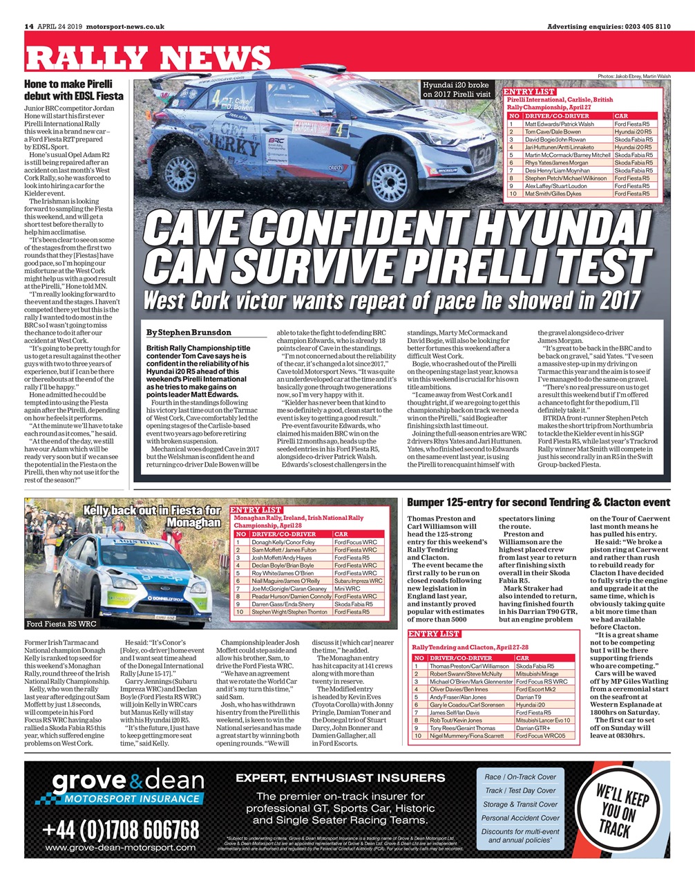 Motorsport News Preview Pages