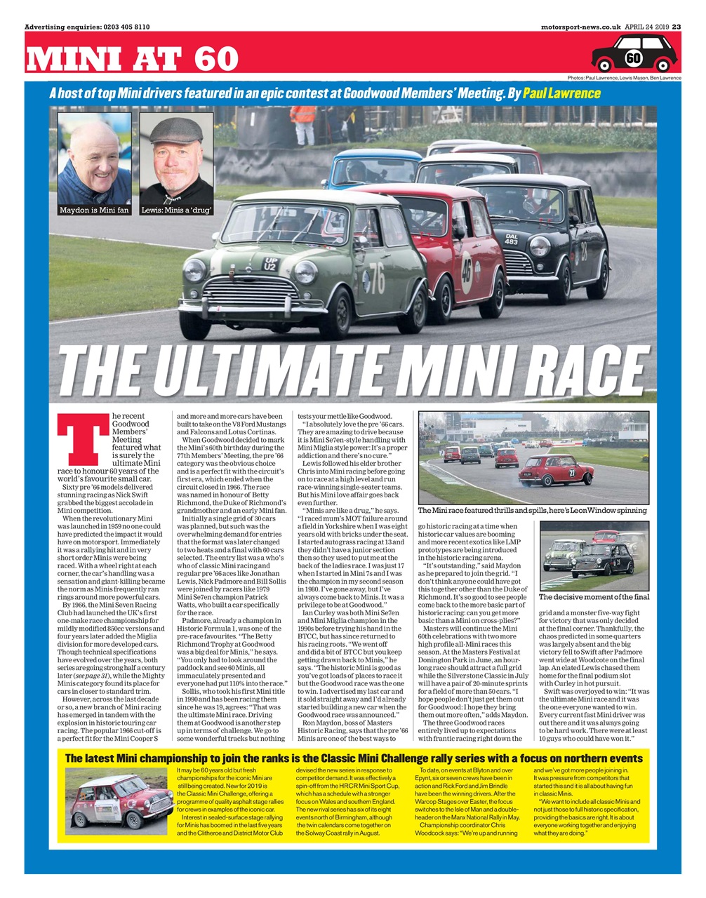 Motorsport News Preview Pages