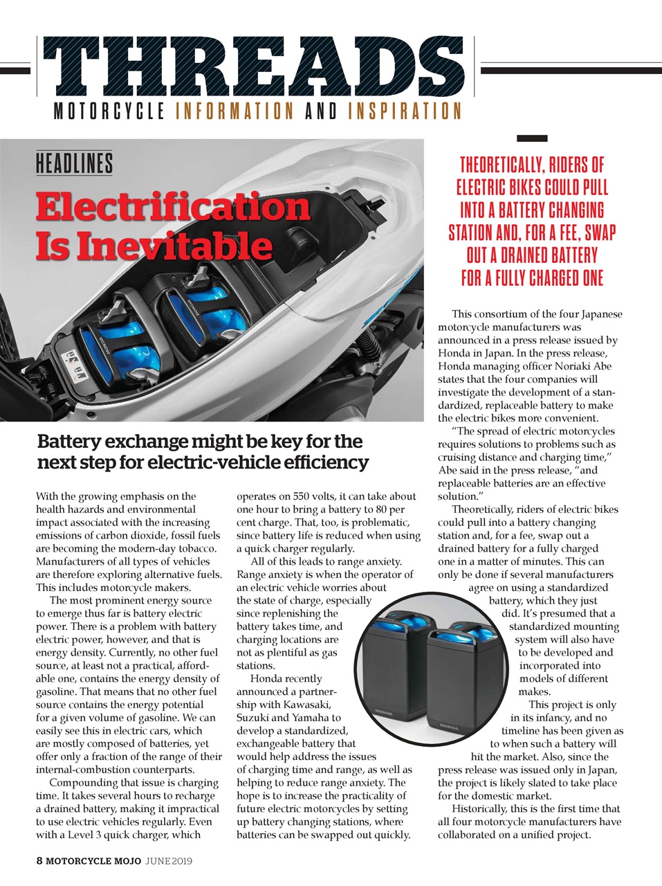 Motorcycle Mojo Preview Pages