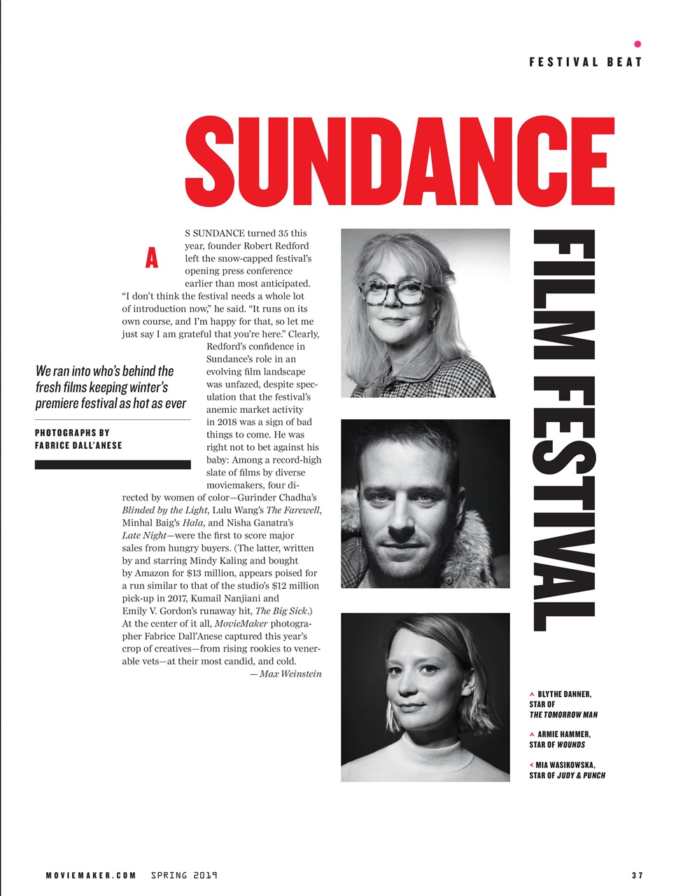 MovieMaker Magazine Preview Pages