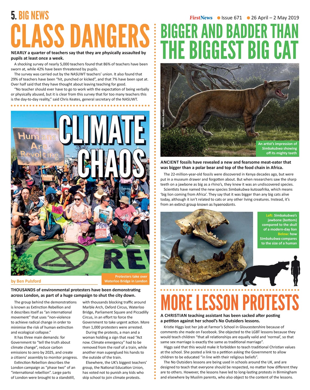 First News Preview Pages