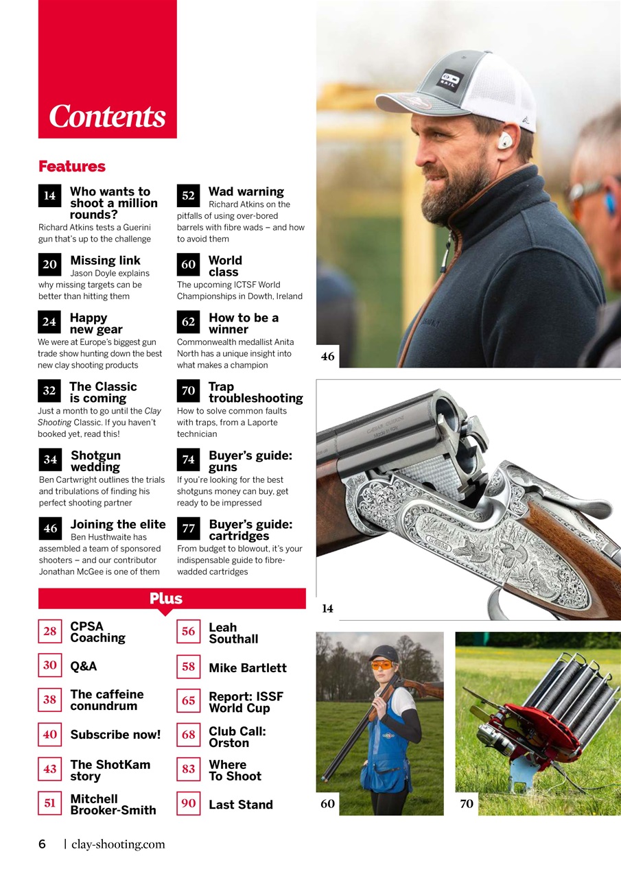 Clay Shooting Preview Pages