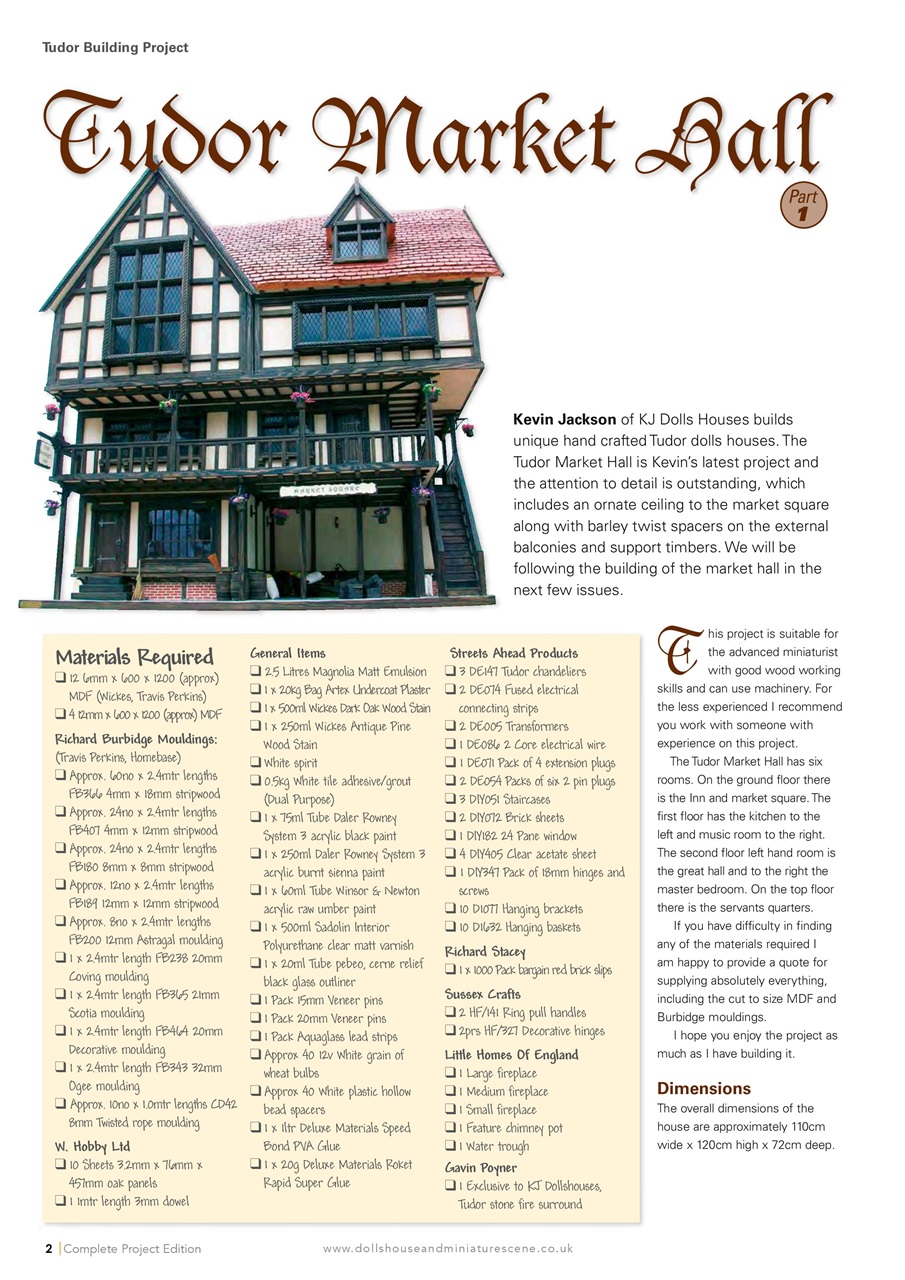 Dolls House and Miniature Scene Preview Pages