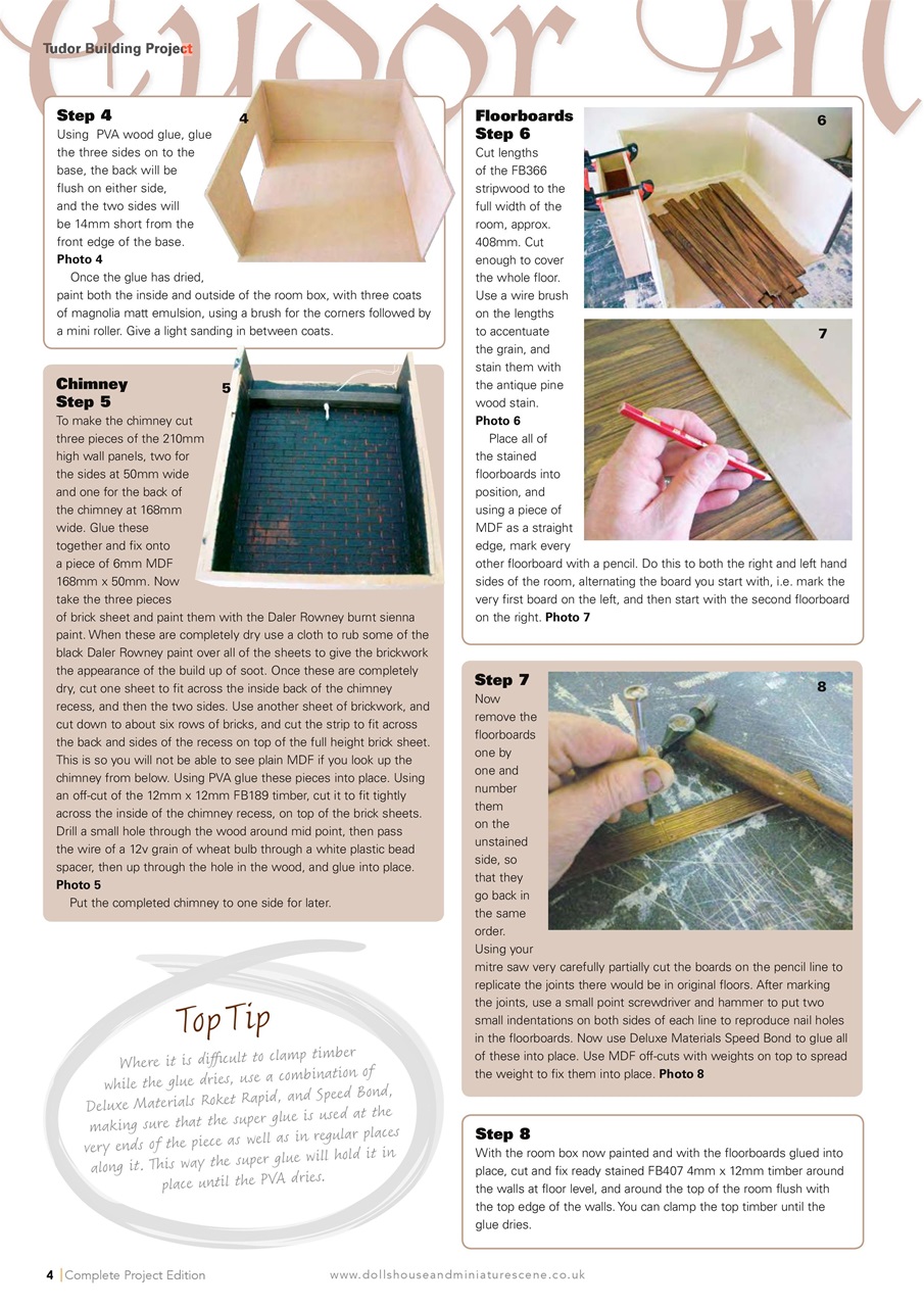 Dolls House and Miniature Scene Preview Pages