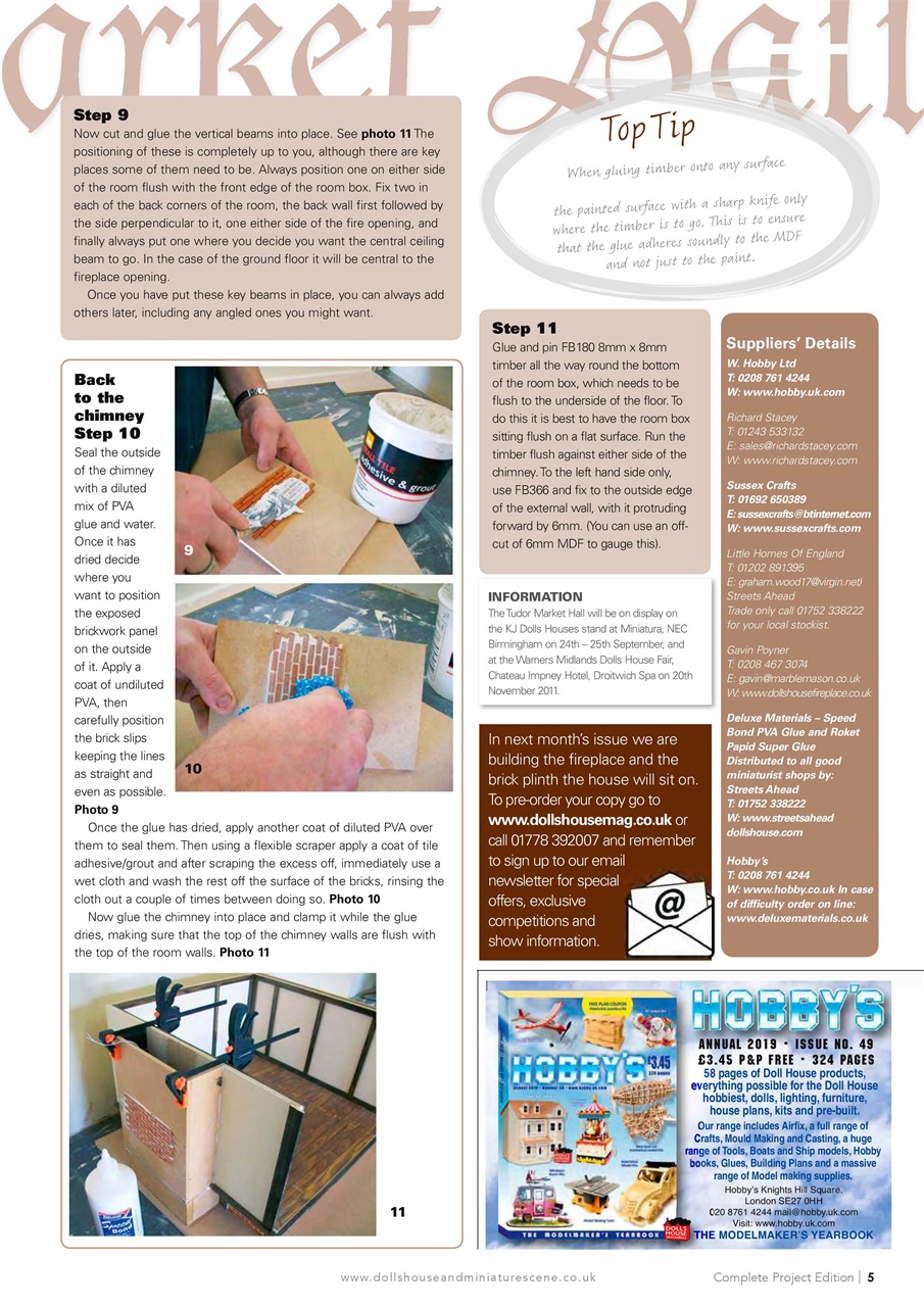 Dolls House and Miniature Scene Preview Pages