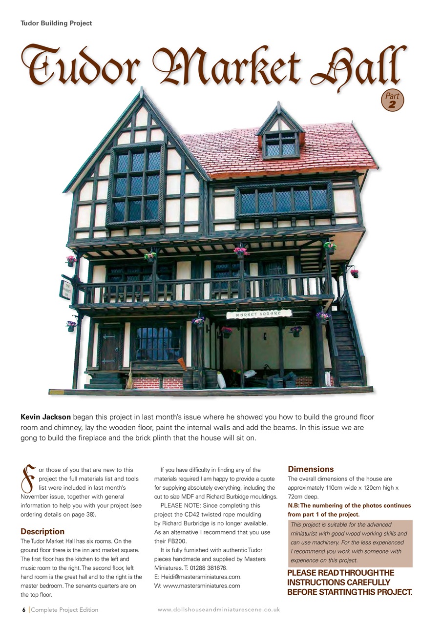 Dolls House and Miniature Scene Preview Pages