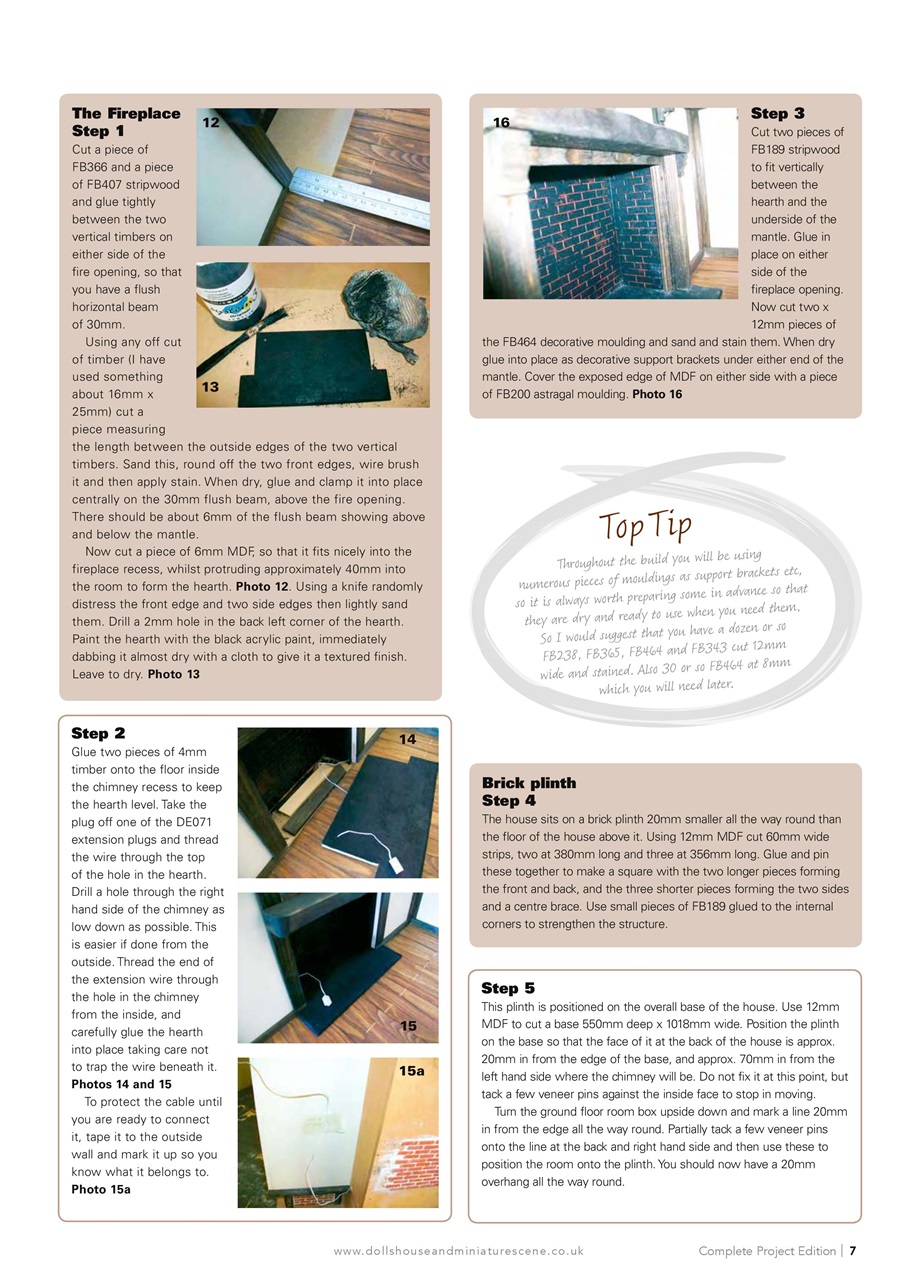 Dolls House and Miniature Scene Preview Pages