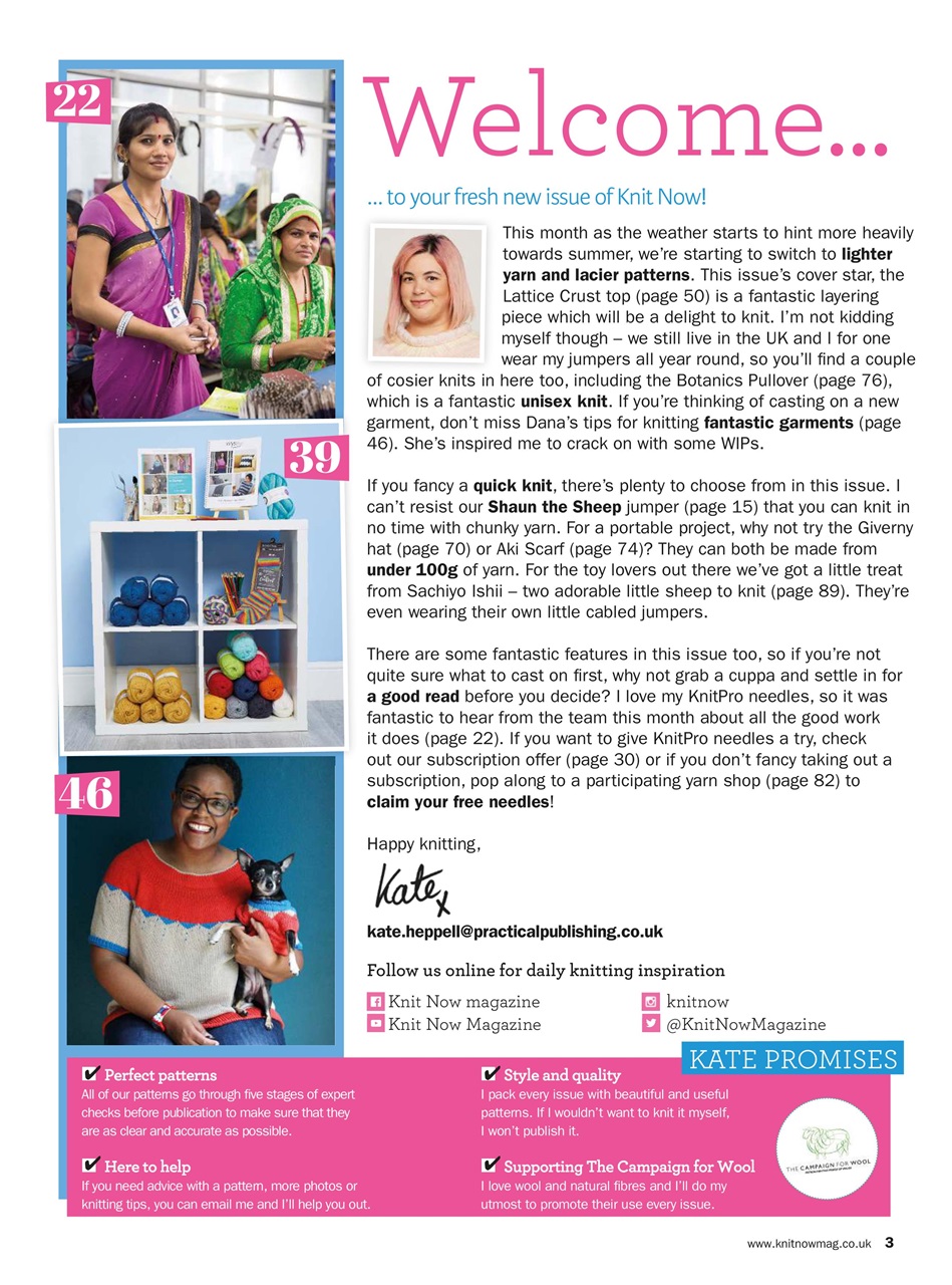 Knit Now Preview Pages