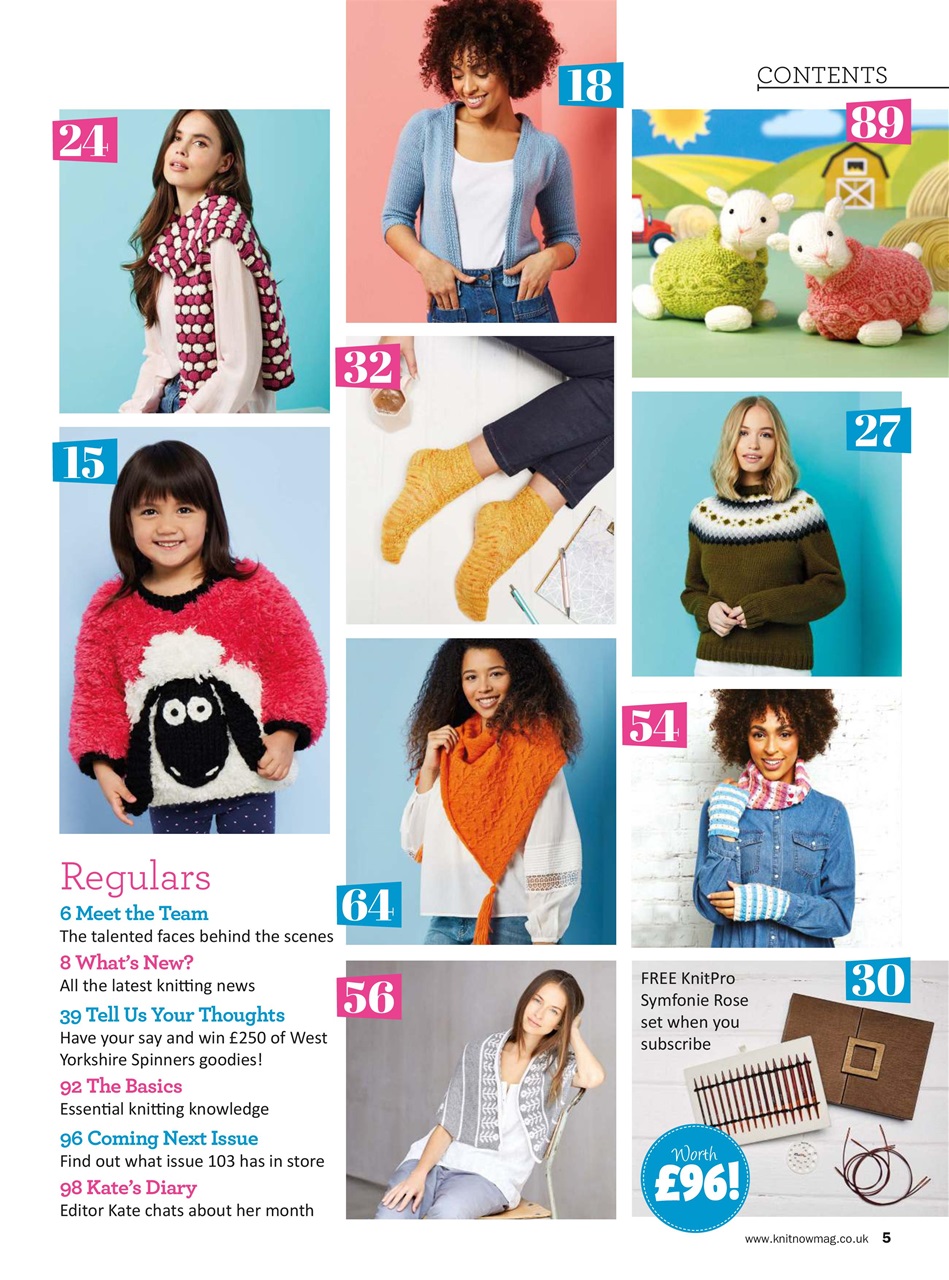 Knit Now Preview Pages